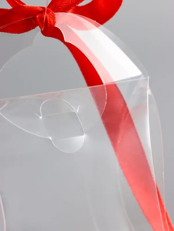 Складная прозрачная коробка из PVC, для упаковки подарков, 11×9×2 см Складная прозрачная коробка из PVC, для упаковки подарков, 11×9×2 см