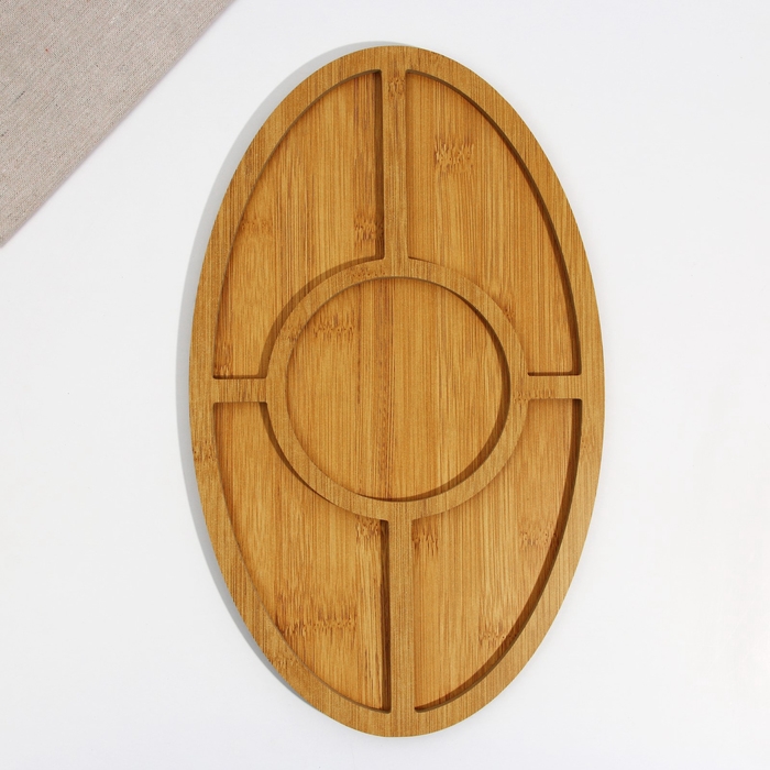 Менажница деревянная Nuts, 21.8 х 35 см Менажница деревянная Nuts, 21.8 х 35 см