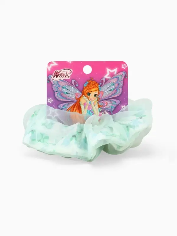 Резинка для волос «Цветы» зеленая, Винкс Резинка для волос «Цветы» зеленая, Винкс