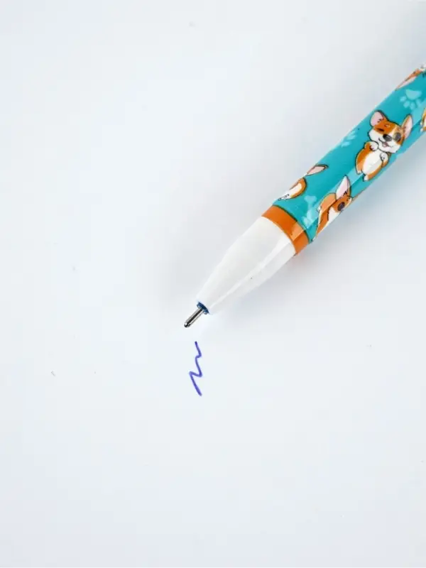 Ручка пиши-стирай, синяя паста, гелевая, 0.5 мм, пластик &laquo;Корги&raquo;