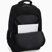 Рюкзак молодёжный, со светоотражающими элементами, 2 отдела, 4 кармана, 37&times;17&times;54 см, чёрный