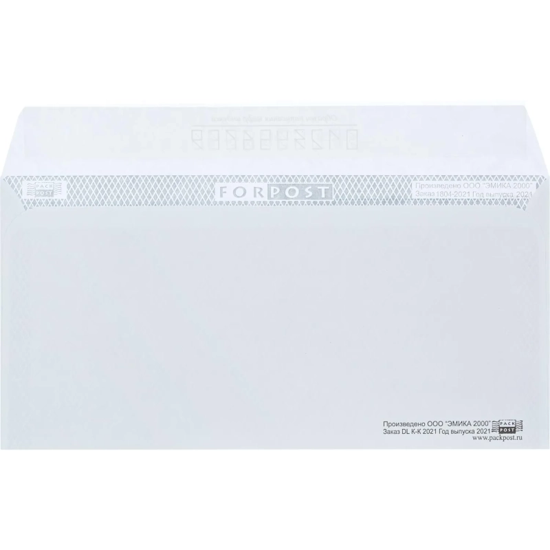 Конверт Куда-Кому E65 стрип ForPost 110х220 1000шт/кор 1804