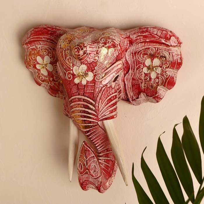 Сувенир дерево Сувенир дерево "Голова слона" 28х26х10,5 см