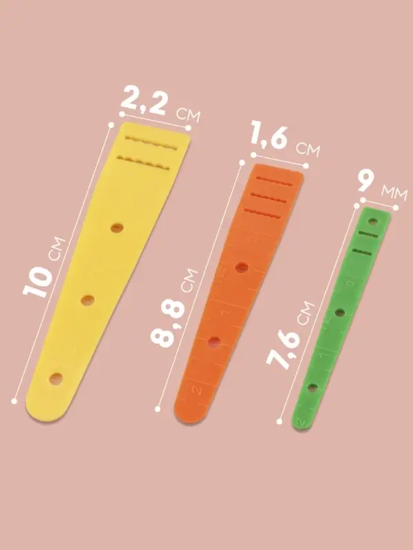 Набор приспособлений для вдевания резинки, 3 шт.