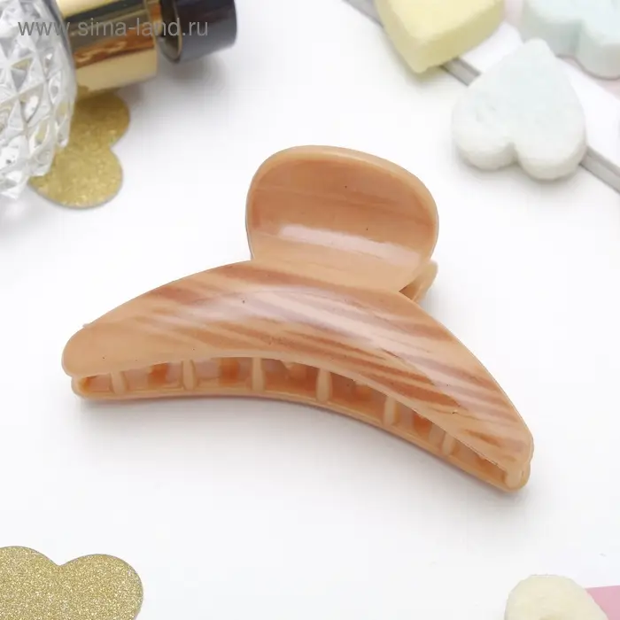 Крабик для волос «Мадера», 8 см, МИКС Крабик для волос «Мадера», 8 см, МИКС