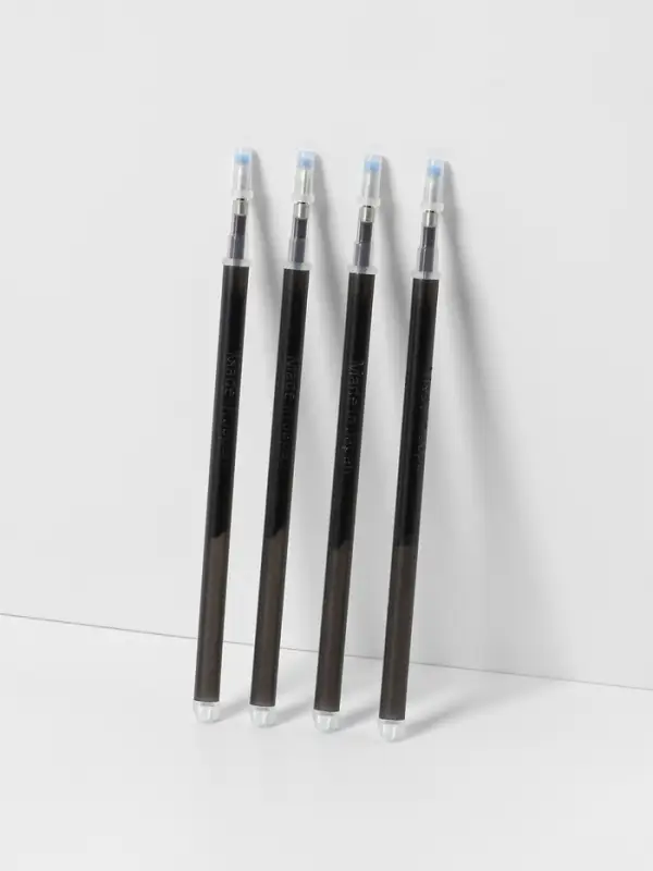 Набор стержней, термоисчезающие, 4 шт., чёрный