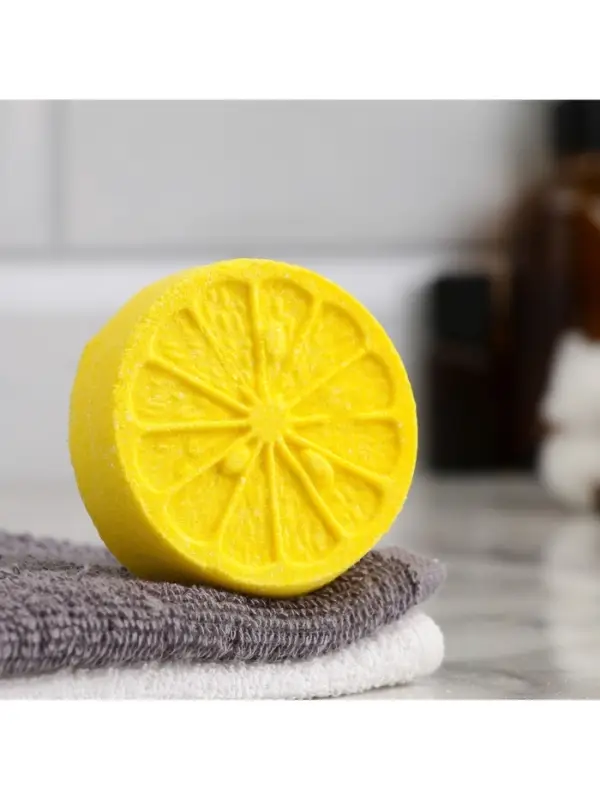 Бомбочка для ванны Бомбочка для ванны "Половинка апельсина", желтый, 60 гр "Добропаровъ"