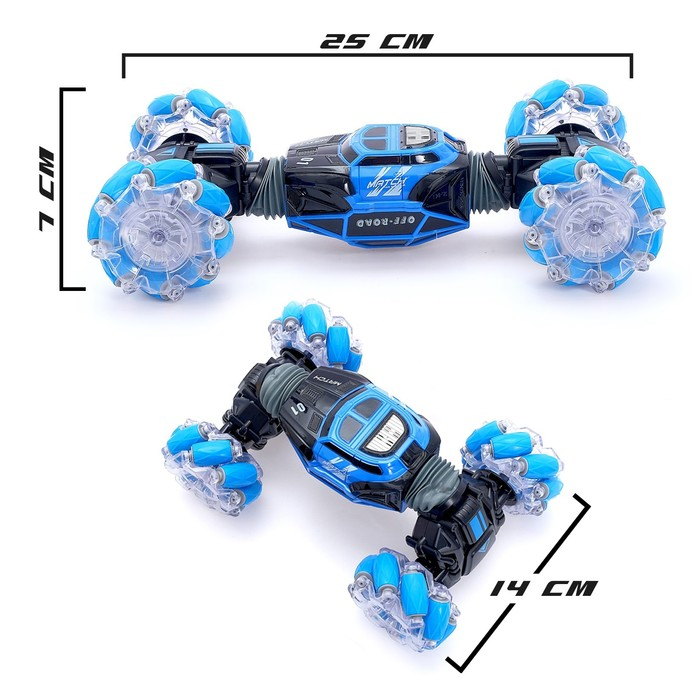 Машинка-перевёртыш HYPER SKIDDING с управлением жестами, свет, масштаб 1:16, цвет синий Машинка-перевёртыш HYPER SKIDDING с управлением жестами, свет, масштаб 1:16, цвет синий