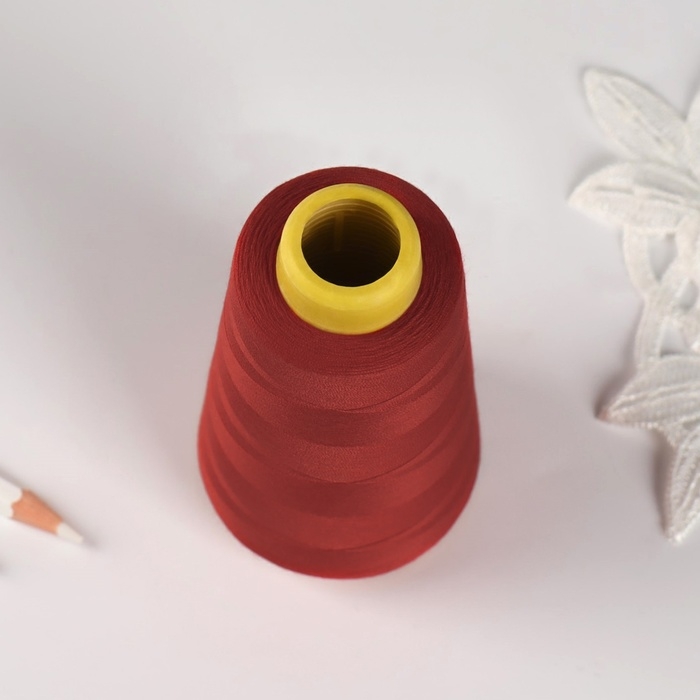 Нитки 40/2, 2700 м, цвет красный Нитки 40/2, 2700 м, цвет красный