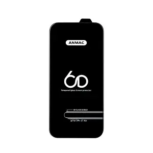 Защитное стекло для iPhone 17 Air Anmac 6D Black без упаковки Арт. 1137579