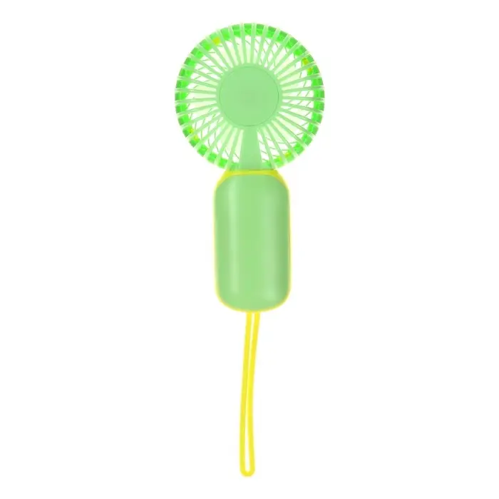Вентилятор ручной YM88151, мини, осевой, 250 мАч, 1 режим, кабель для зарядки, зелёный