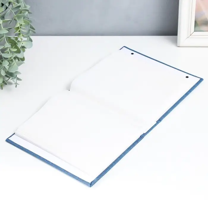 Фотоальбом на 100 фото 13х18 см Фотоальбом на 100 фото 13х18 см "Синий" текстиль 19,5х15х5,5 см