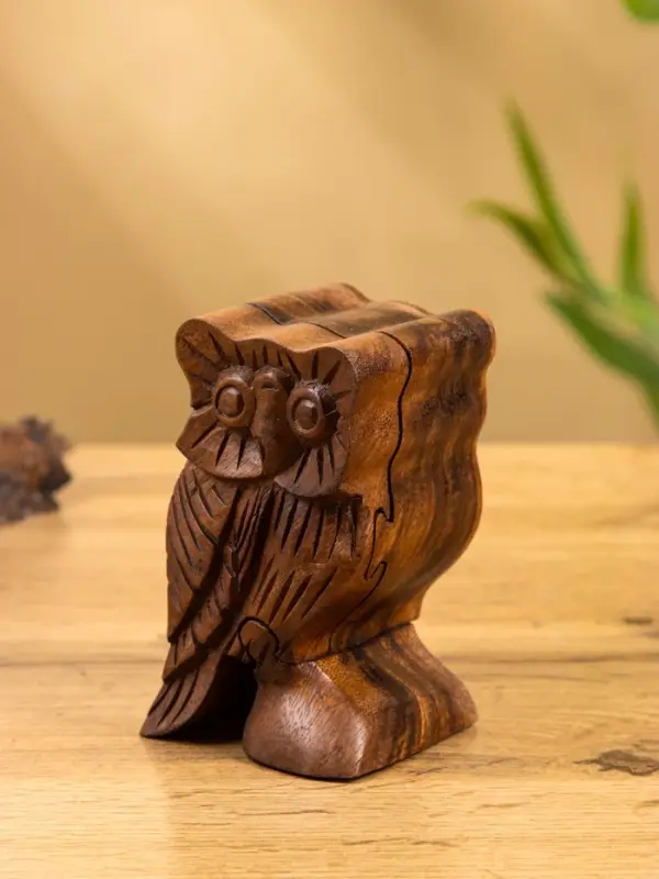 Шкатулка с секретом &laquo;Сова&raquo;, 12&times;7&times;6.5 см