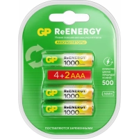 Аккумулятор GP 950mAh AAA 100AAAHC4/2-2CR6/ 100AAAHC4/2RGY-2CRCB6 бл/6шт
