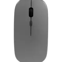 Мышь MB-2.4 беспроводная, оптическая, подсветка, 800-1600 dpi, USB, Bluetooth, серая