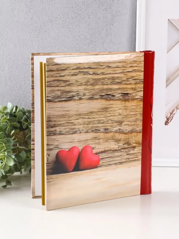 Фотоальбом 10 магнитных листов "Розы" 23X28см, пер-т внутр.спираль