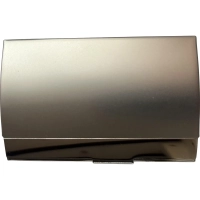 Визитница карманная на 20 визитниц металл/хром, 8717