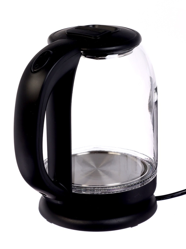 Чайник электрический Happy panda HP-2709SPBK, стекло, 1.8 л, 1800 Вт, чёрный Чайник электрический Happy panda HP-2709SPBK, стекло, 1.8 л, 1800 Вт, чёрный