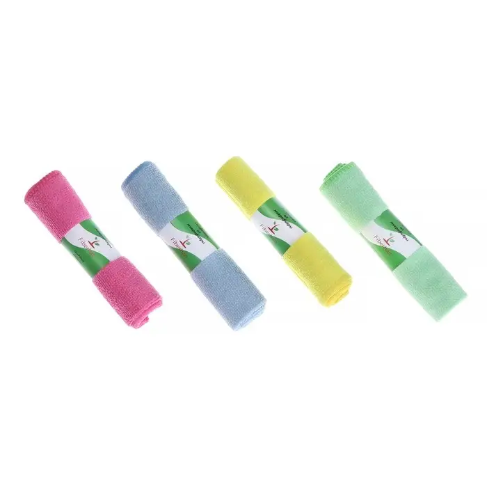 Салфетка из микрофибры, универсальная, для уборки, стекол и зеркал 30 х 30 см, 200 г/м&sup2;