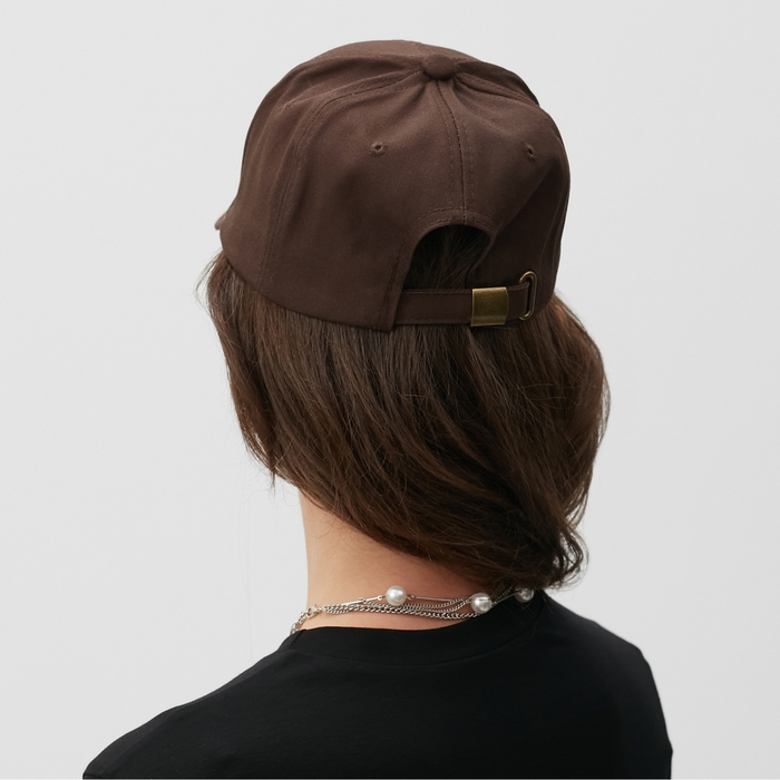 Кепка MINAKU "Vintage", цвет коричневый, размер 54-56