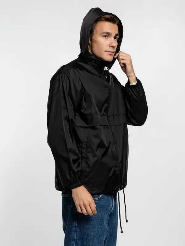 Ветровка из нейлона Surf 210 черная, размер S