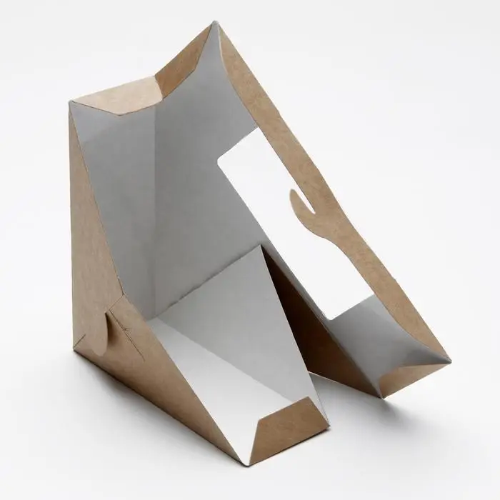 Упаковка для сэндвича, крафт, 13×13×5 см Упаковка для сэндвича, крафт, 13×13×5 см