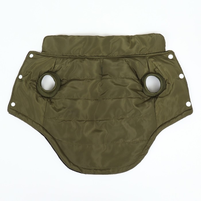 Куртка для собак  Куртка для собак "Прятки", размер L, зелёная