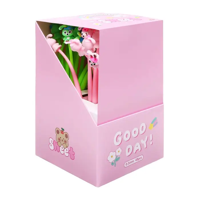 Ручка - прикол гелевая «Зайчик», синий стержень, МИКС Ручка - прикол гелевая «Зайчик», синий стержень, МИКС