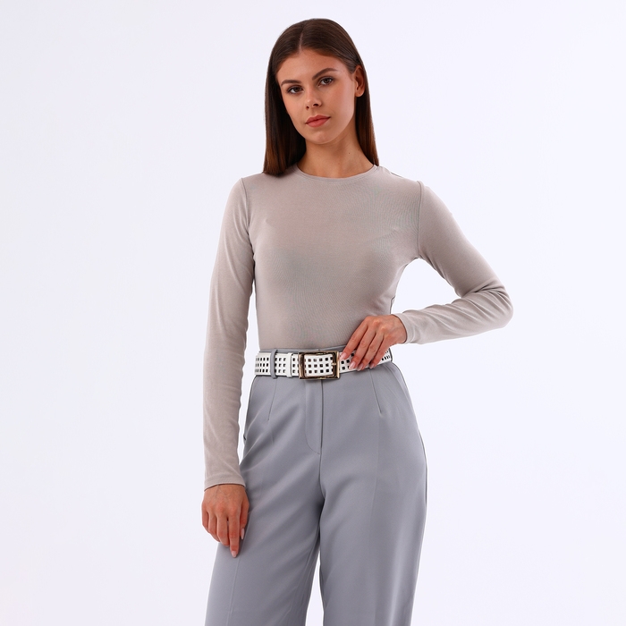 Ремень женский, ширина 4 см, цвет белый Ремень женский, ширина 4 см, цвет белый