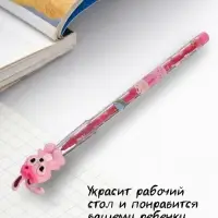 Карандаш-прикол секционный Calligrata &laquo;Зайка&raquo;, НВ, МИКС