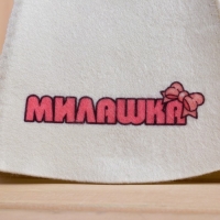 Шапка для бани с детским принтом "Милашка"