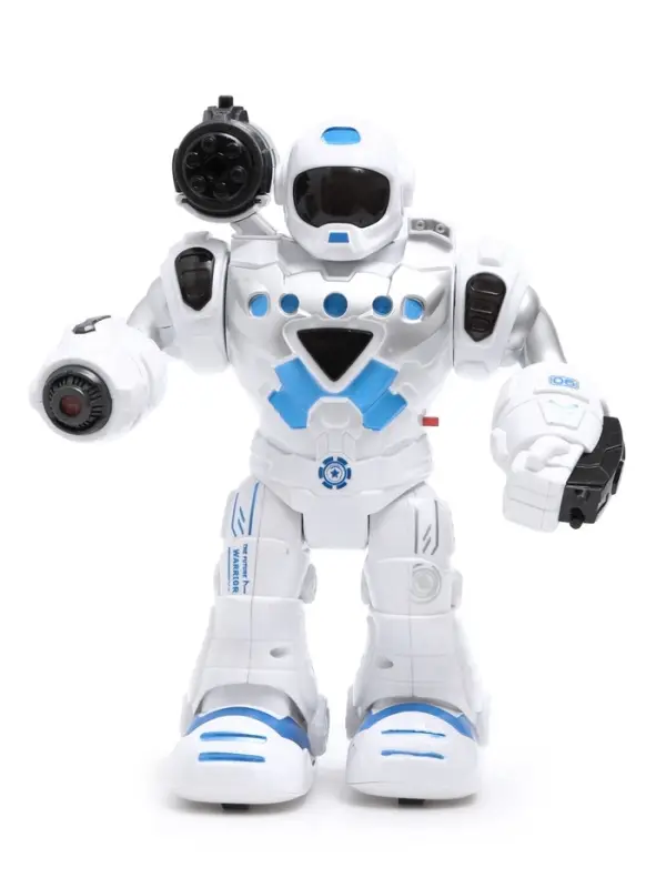 Робот &laquo;Герой&raquo;, световые и звуковые эффекты, работает от батареек, цвет синий