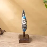 Сувенир "Рыба" дерево 25х7х18 см, цв. бирюзовый Сувенир "Рыба" дерево 25х7х18 см, цв. бирюзовый