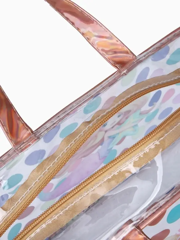 Набор косметичек для бассейна 2 в 1 &laquo;Русалка&raquo;, с рисунком, разноцветный