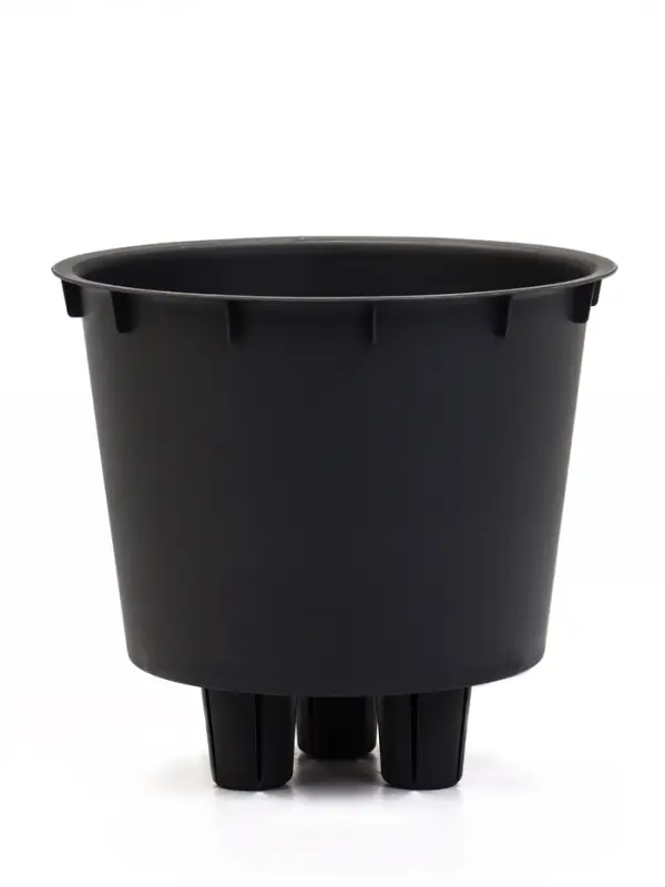 Кашпо со вставкой 3,7 л d22 см h20 см МИКРИТ серый слайн