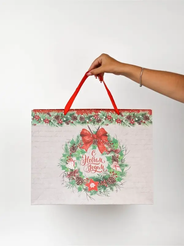 Набор новогодних пакетов &laquo;Спешу поздравить&raquo;