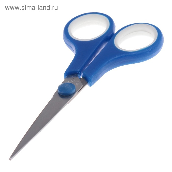 Ножницы канцелярские Ножницы канцелярские "Тропик", 13,5 см, пластиковые ручки, блистер, корпус МИКС