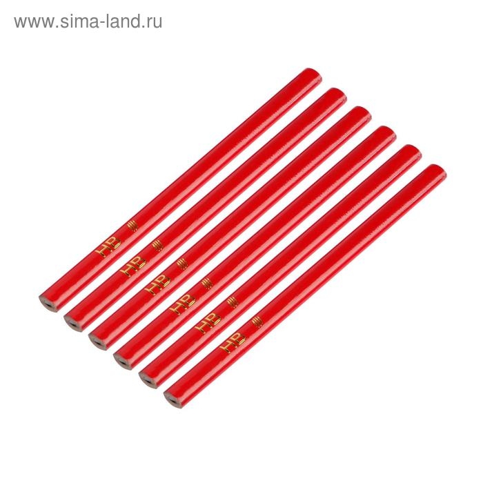 Карандаши строительные ТУНДРА, 180 мм, 6 шт. Карандаши строительные ТУНДРА, 180 мм, 6 шт.