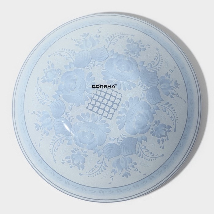 Салатник стеклянный Доляна «Синева», 600 мл, 18×4,5 см Салатник стеклянный Доляна «Синева», 600 мл, 18×4,5 см