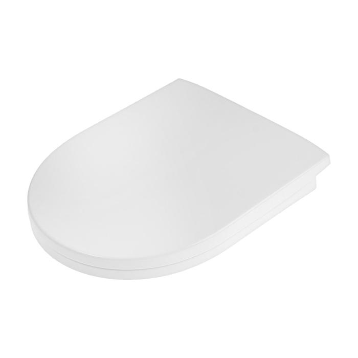 Сиденье для унитаза  Сиденье для унитаза "АНИ Пласт" WS0300, крепление пластик, белое