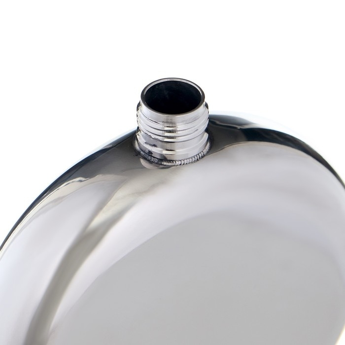 Фляжка для алкоголя, нержавеющая сталь, круглая, подарочная, армейская, 150 мл Фляжка для алкоголя, нержавеющая сталь, круглая, подарочная, армейская, 150 мл