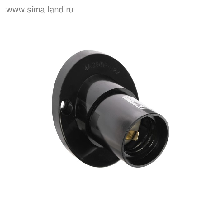 Патрон электрический IN HOME Е27ФП-02, Е27, карболитовый, настенный