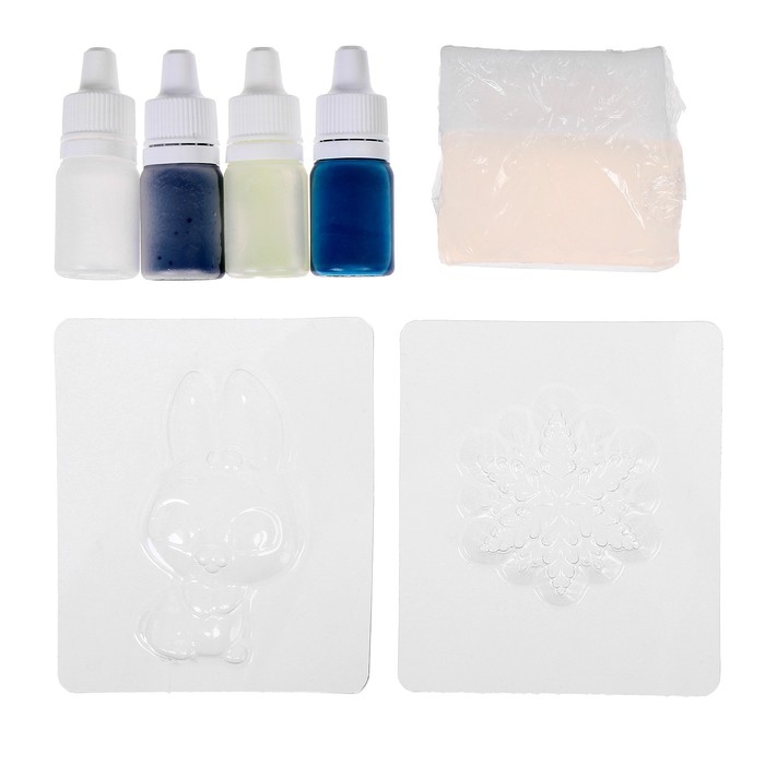 Мыло своими руками на новый год «Зимняя ночь», 2 формы, новогодний набор для творчества Мыло своими руками на новый год «Зимняя ночь», 2 формы, новогодний набор для творчества