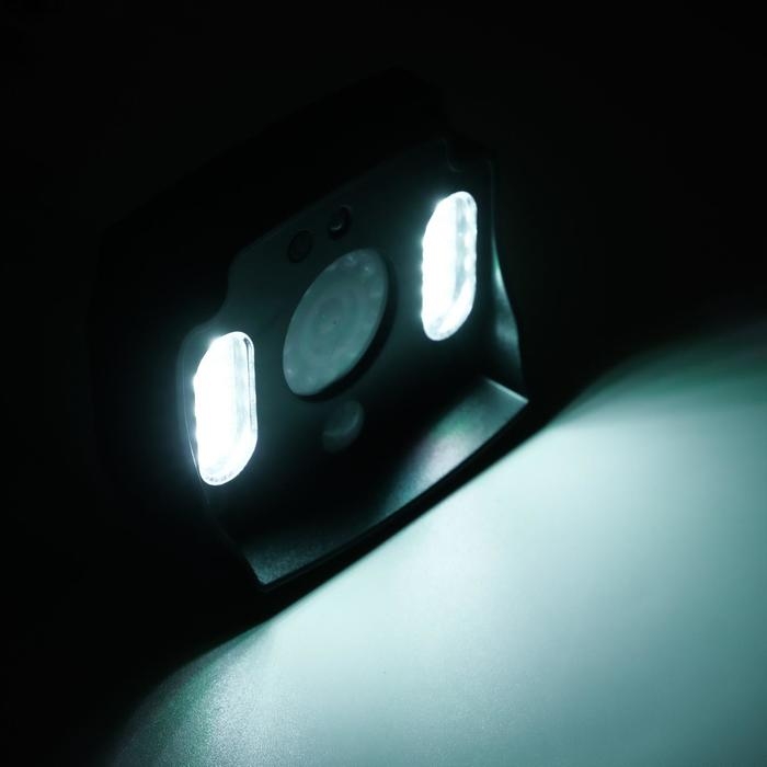 Фонарь-муляж камеры видеонаблюдения аккумуляторный, 4 режима, солнечная батарея, 7.5 х 8 см Фонарь-муляж камеры видеонаблюдения аккумуляторный, 4 режима, солнечная батарея, 7.5 х 8 см