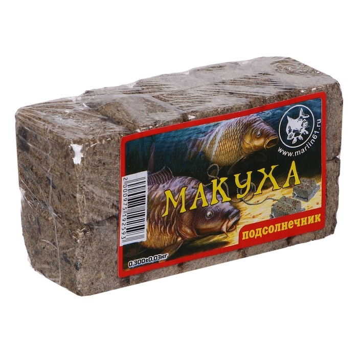 Макуха - блок подсолнечника, 320 г Макуха - блок подсолнечника, 320 г