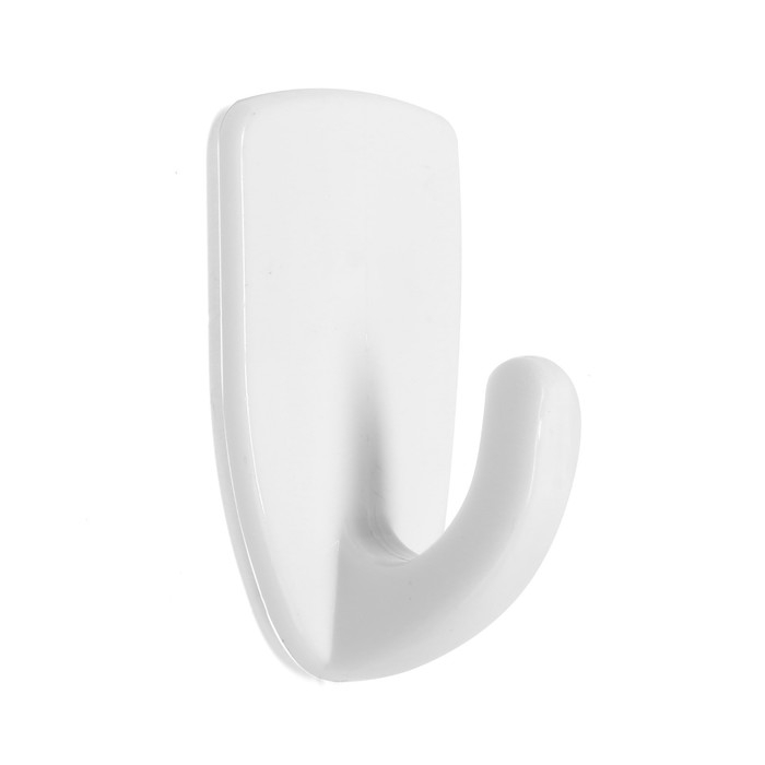 Держатель самоклеящийся ТУНДРА krep, 45х45 мм, цвет белый, 3 шт. МИКС