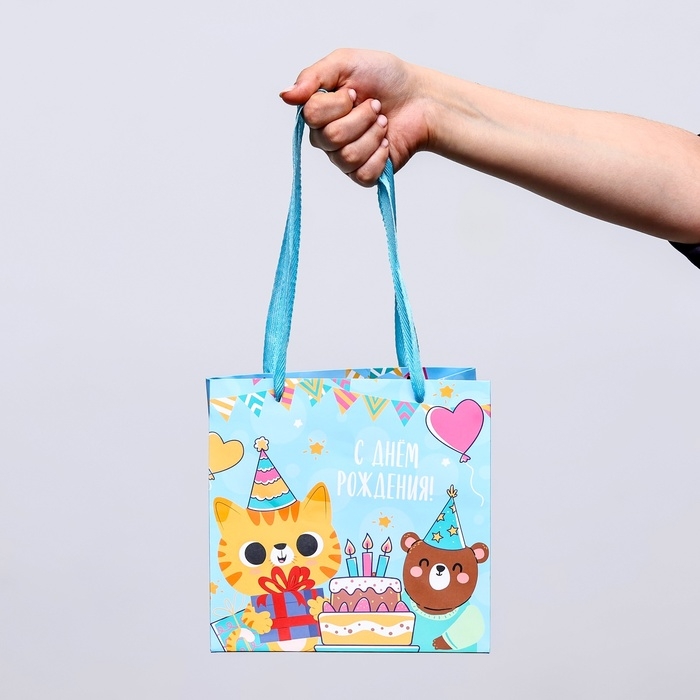 Пакет под торт Пакет под торт "Сладости" 20х20х20см