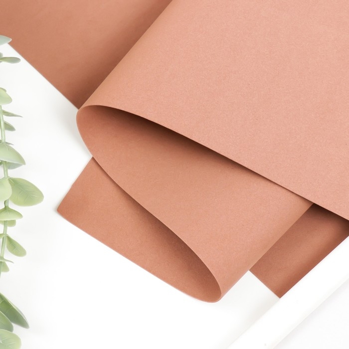 Фоамиран Фоамиран "Молочный шоколад" 1 мм набор 10 листов 50х50 см