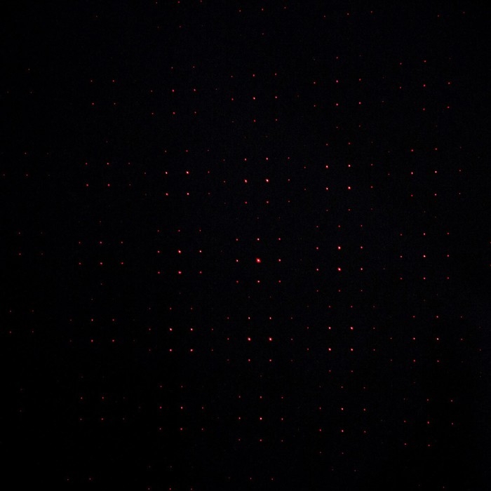 Лазерная указка, 650 нм, 2 насадки, USB. красный луч