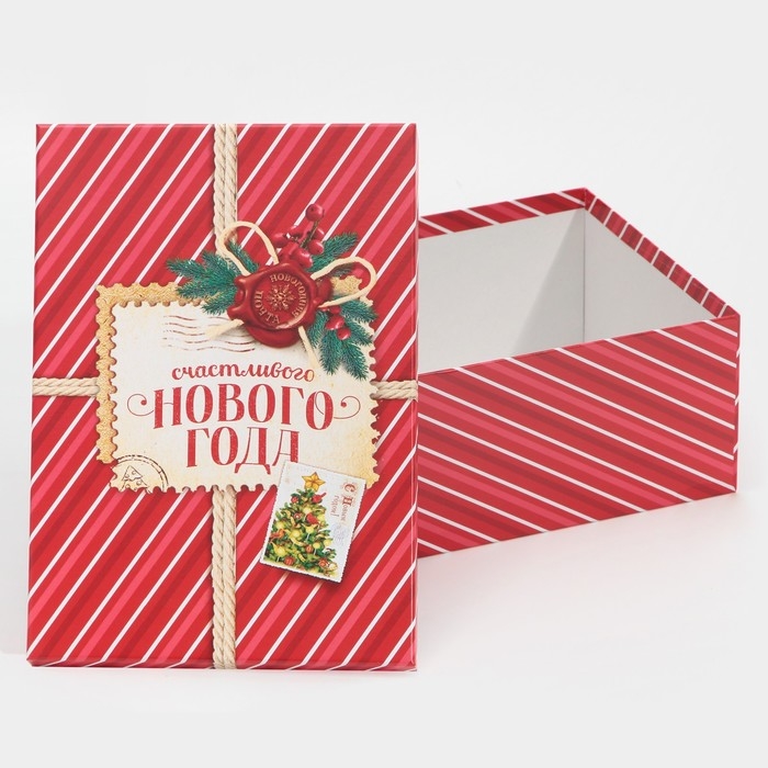 Набор подарочных коробок 6 в 1 «Почта», 20 х 12.5 х 7.5 ‒ 32.5 х 20 х 12.5 см, Новый год Набор подарочных коробок 6 в 1 «Почта», 20 х 12.5 х 7.5 ‒ 32.5 х 20 х 12.5 см, Новый год